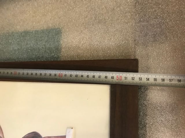 Cuadro pintado a mano virgen