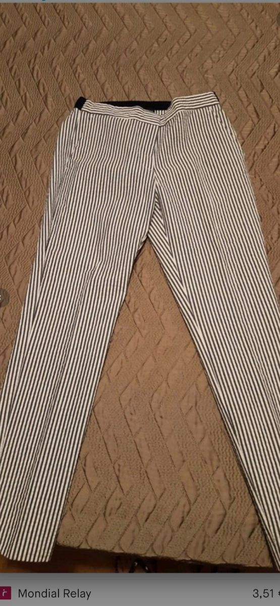 Pantalón rayas Zara