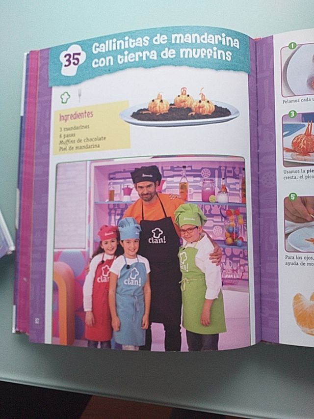 Libro de cocina con clan