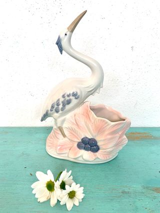 Figura garza vintage