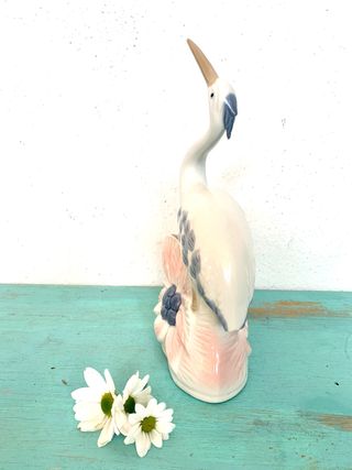 Figura garza vintage