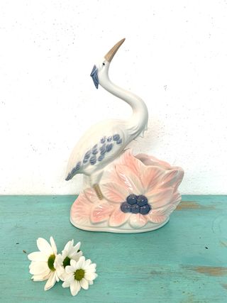 Figura garza vintage