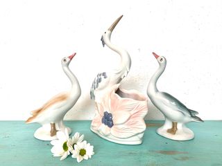 Figura garza vintage