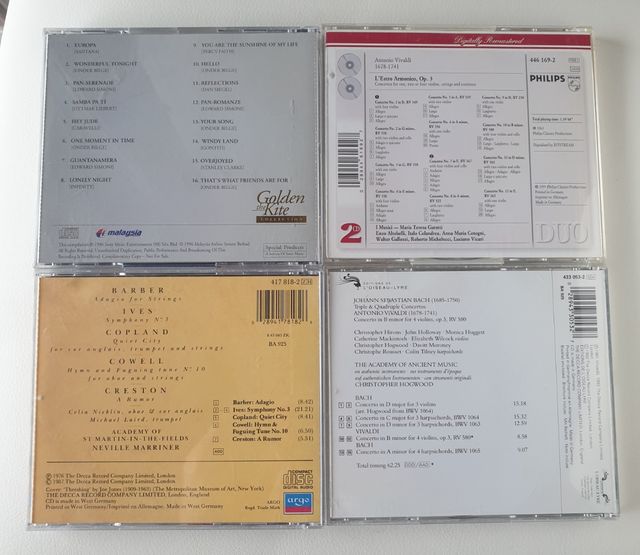 5 cd MUSICA CLASICA cd's compact disk