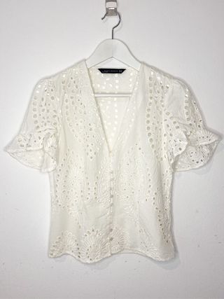CAMISA TERCIOPELO ESTAMPADA - Negro | ZARA Chile