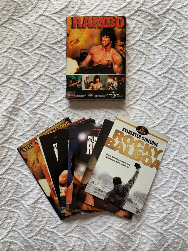 Colección Películas Rocky y Rambo