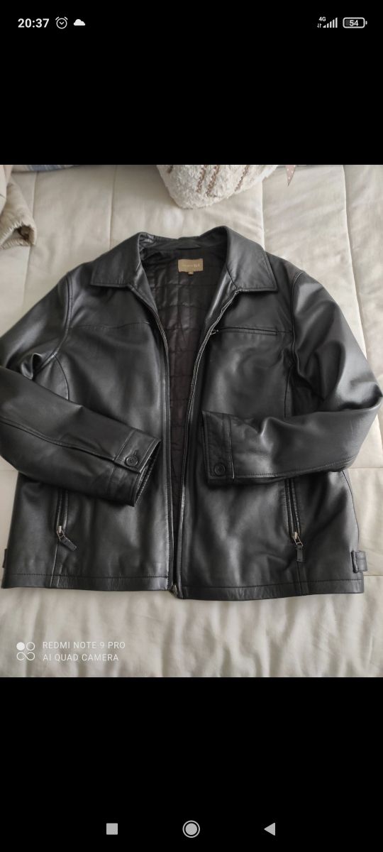 💥Chamarra de piel hombre💥