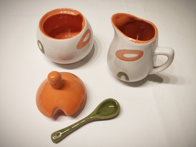 Juego lechera y azucarero