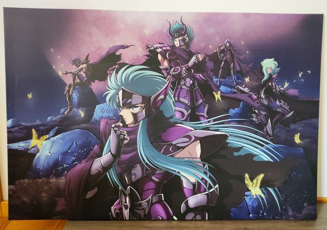 Lienzo Saint Seiya Surplices 120 x 80 cm