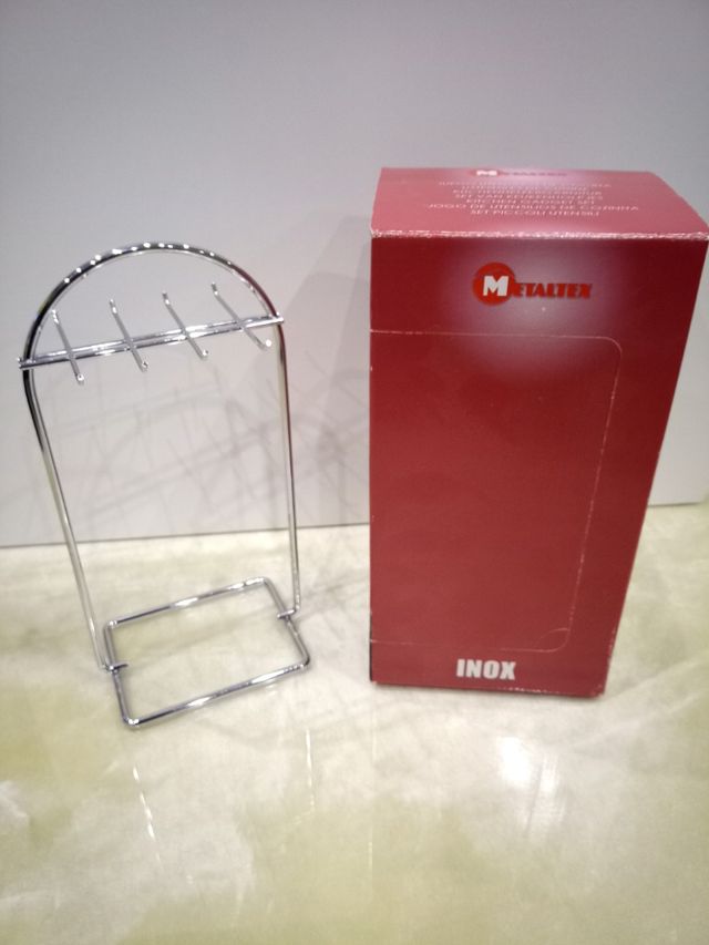 2 Soportes Colgadores"Inox."NUEVOS utensilios