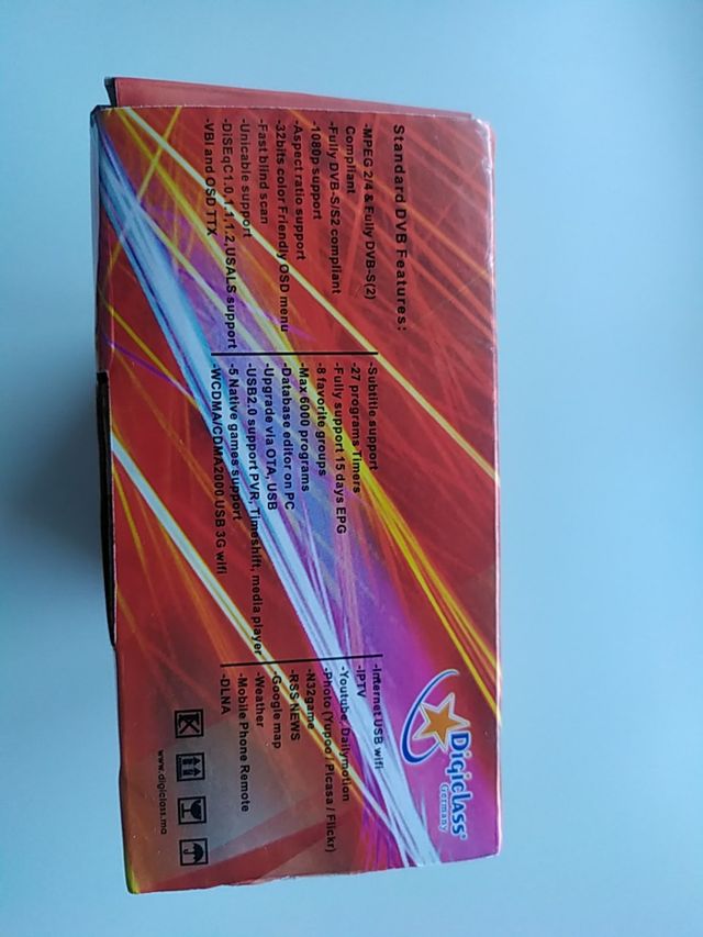 receptor satelite  digital digiclass