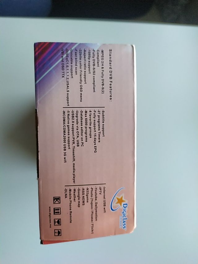 receptor satelite  digital digiclass