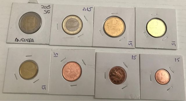 Monedas de Andorra todas las series