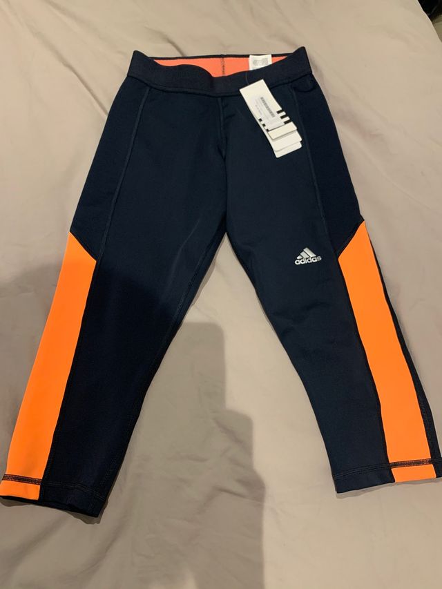 Pantalón Adidas capri negro mujer