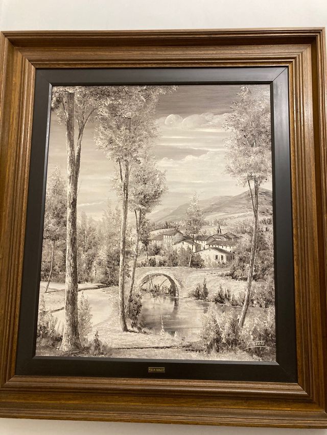 IMPRESIONANTE ÓLEO DE GONZALO PÉREZ RIELO