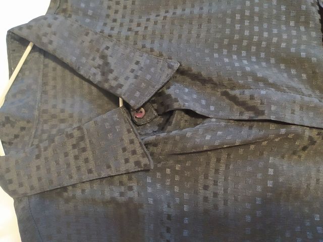 Camisa vestir caballero. Negra. T 3