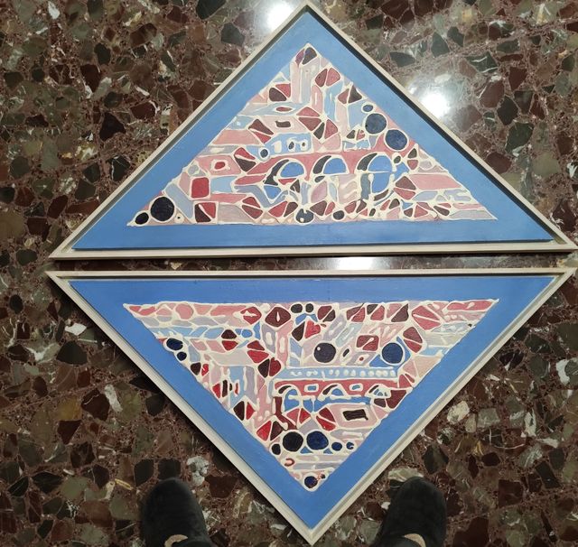 2 cuadros de diseño 93 x 66