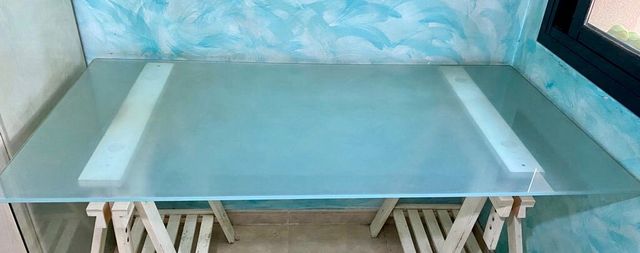 Cristal mate para escritorio/mesa.Oportunidad!