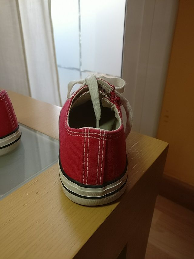 zapatillas bambas lona talla 30