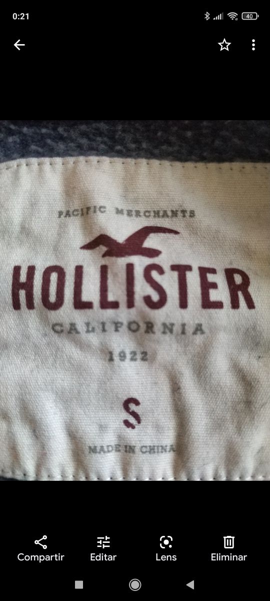 sudadera Hollister s