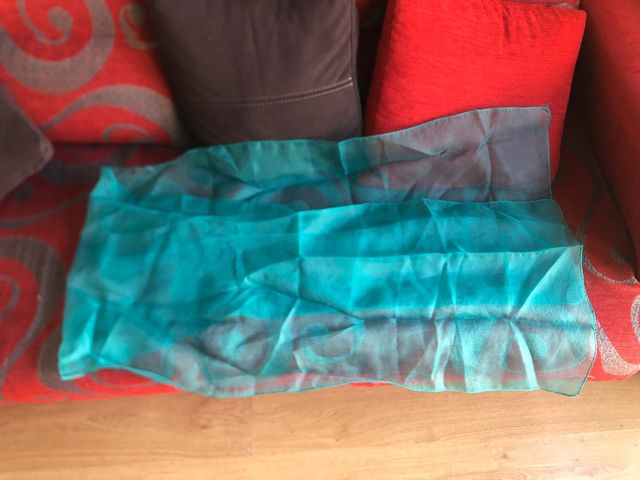 Abito da festa taglia 38 turchese