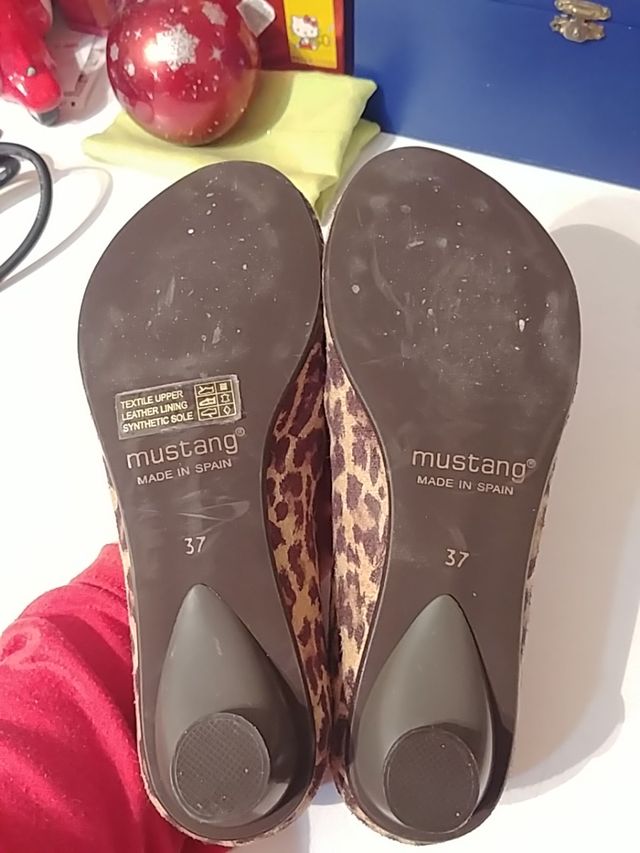 Zapatos Mustang pelito leopardo T.37 NUEVOS