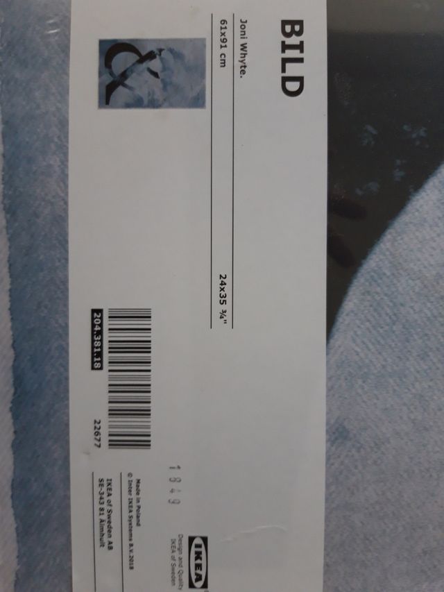 NUOVA pellicola Ampersand mai indossata 61x91cm