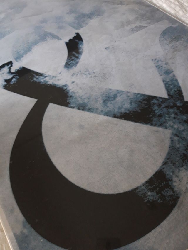 NUOVA pellicola Ampersand mai indossata 61x91cm