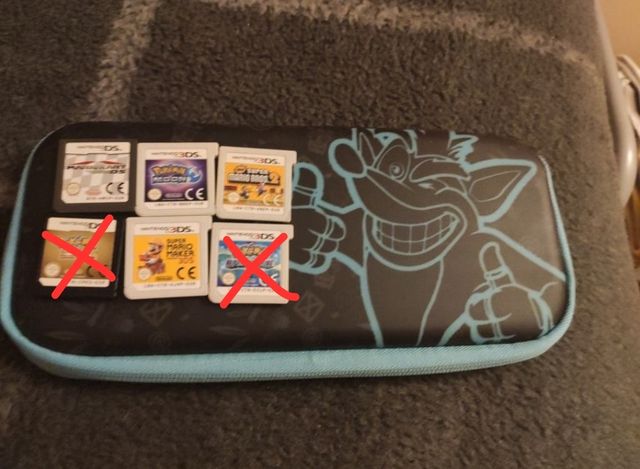 Colección de juegos de Nintendo DS y 3DS
