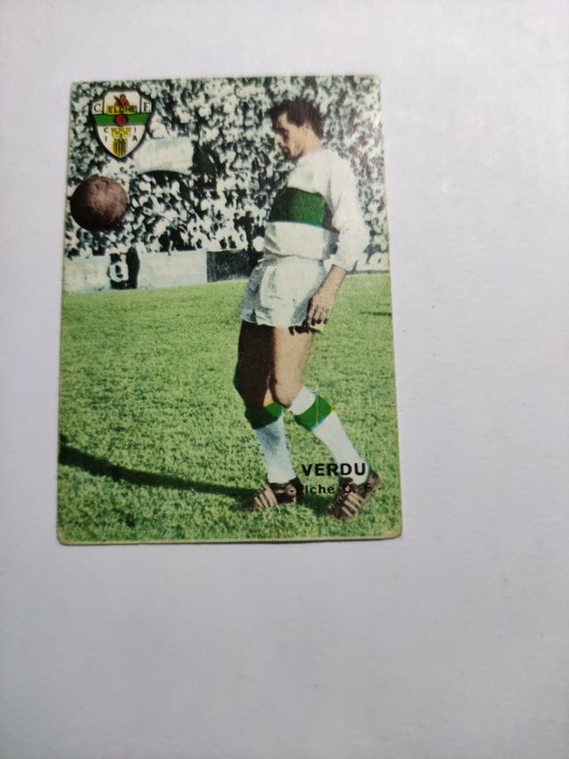 Cromos liga 64-65 Verdu Elche