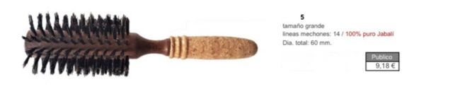 Regincos Colección Corcho, Set 5 Cepillos Uso Prof