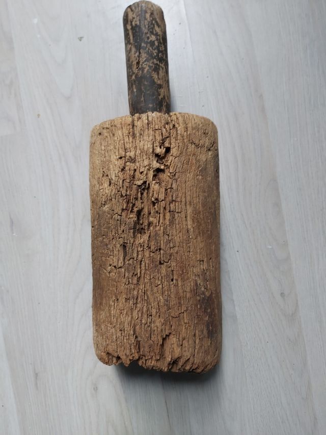 mazo de madera para picar yata