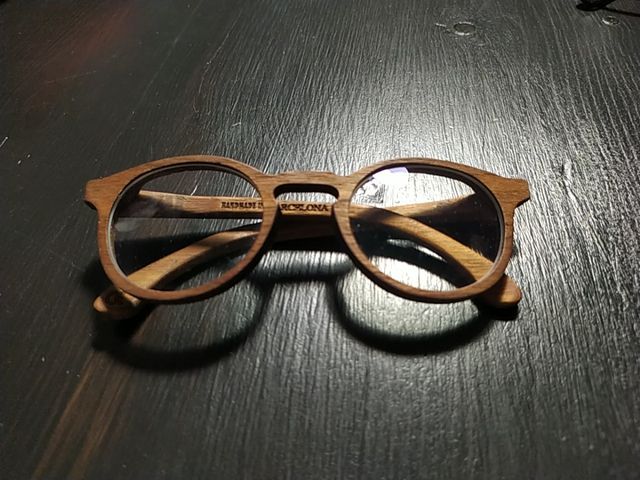 GAFAS MONTURA MADERA