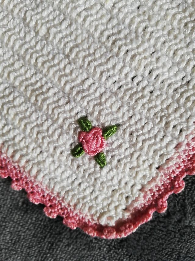 Lote de tres agarradores ganchillo algodón