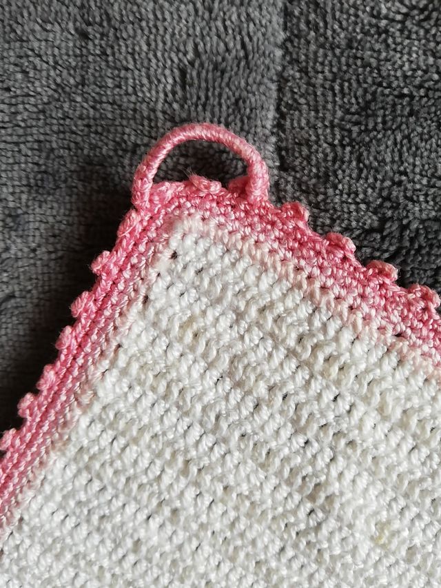 Lote de tres agarradores ganchillo algodón