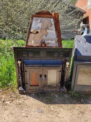 Chimenea para calefacción de leña por radiadores de segunda mano por