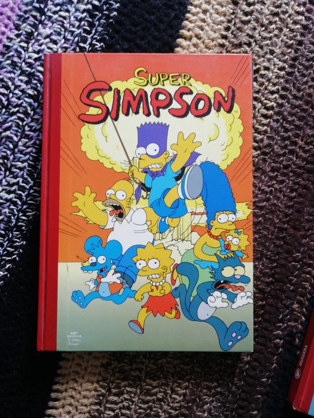 cómic de super Simpson yScooby doo