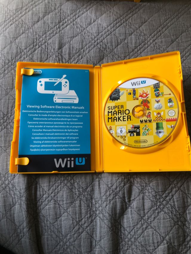 Super Mario maker wiiu