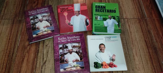 Colección libros Carlos Arguiñano