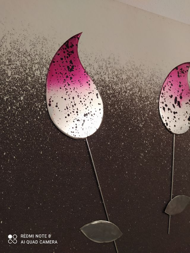 bonito cuadro de flores