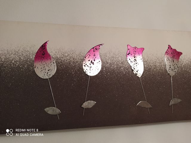 bonito cuadro de flores