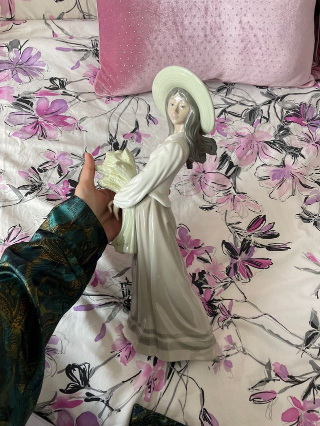 Segadora porcelana de Lladró de 40cm de colección