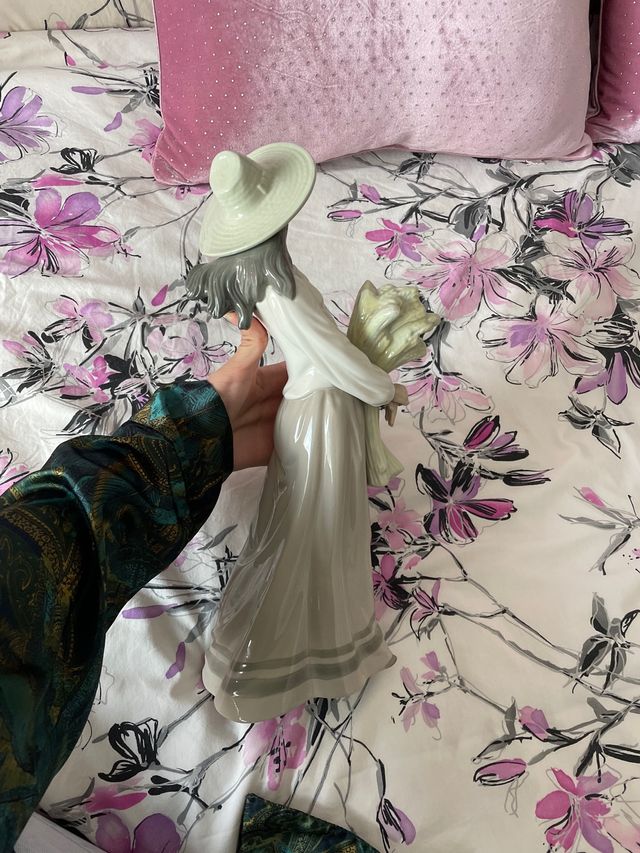 Segadora porcelana de Lladró de 40cm de colección