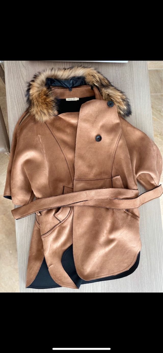 Cappotto in suede