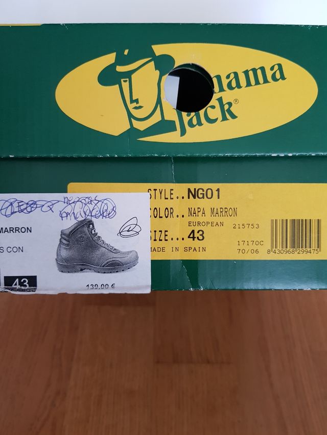 Botas hombre Panama Jack n.43