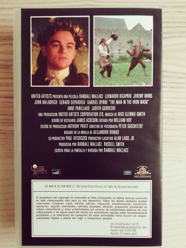 EL HOMBRE DE LA MÁSCARA DE HIERRO