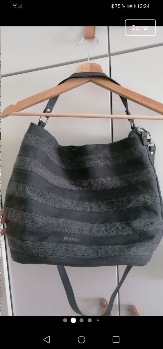 Bolso gris de Slang