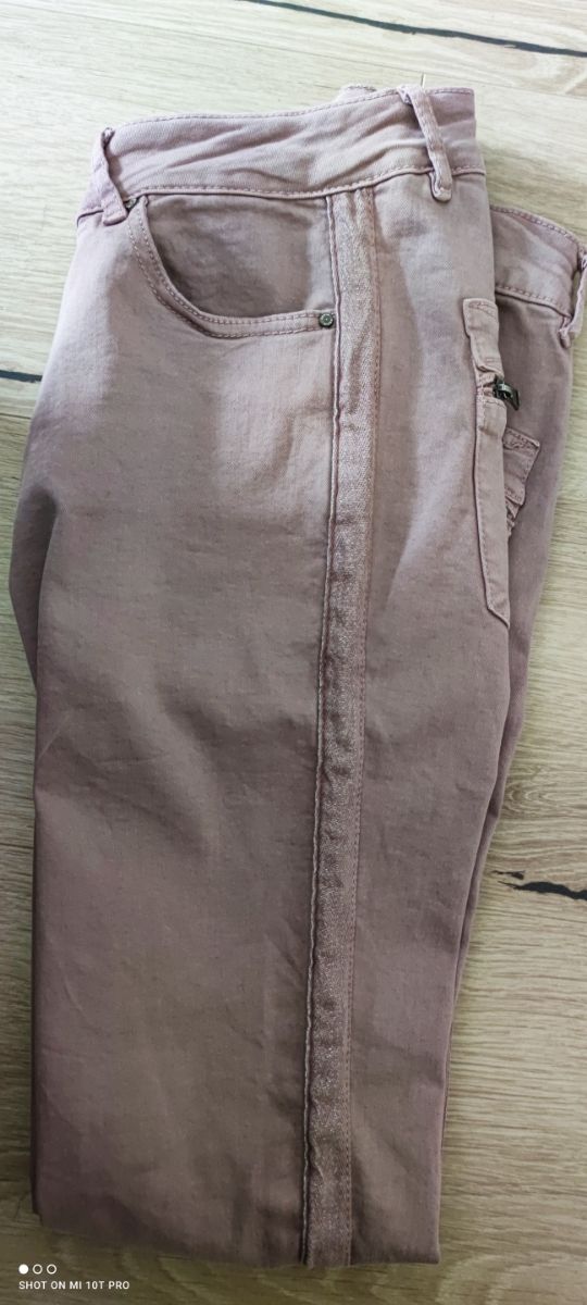 Pantalón skinny rosa palo talla 38