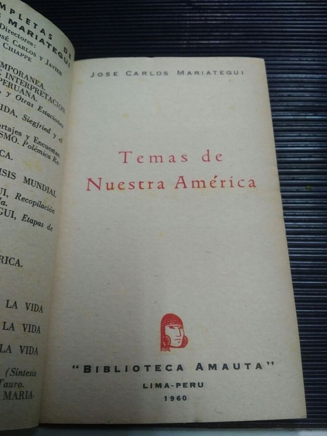 Temas de Nuestra América. José Carlos Mariátegui