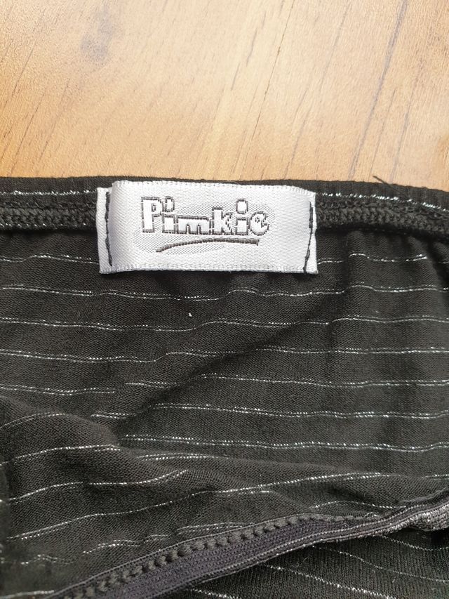 Camiseta de tirante fino negra